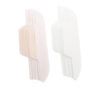 FONDOTIN Coussinet de Protection Absorbant Anti-transpiration pour Col, Jetable, en Tissu Non Tissé, Forme Incurvée, Pack de 24 Pièces, pour Discours en Public