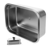 FONDOTIN Couvercle Alimentaire Acier Inoxydable pour Plaque De Barbecue Cloche De Restaurant Couvercle De à Steak Cloche à Steak Forme De pour Cuisson pour Plaque De Cuisson