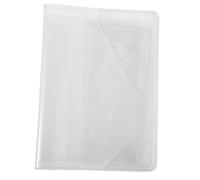 FONDOTIN Couverture de Cahier Transparent en Pvc A5 Protection Étanche pour Journaux et Carnets, Facile à Utiliser, Protection des Notes des Étudiants