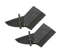 FONDOTIN Couvre-Bottes De Soudage en Cuir De Vache Résistant à La Chaleur l'abrasion Coutures Ignifuges Protection Pied Soudeur pour Travail Industriel Usage Professionnel