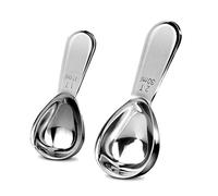 FONDOTIN Cuillère Doseuse Acier Inoxydable avec Échelle pour Café et pour Sucre Épices et Condiments Ustensile de Cuisine et