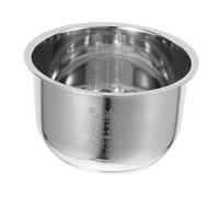 FONDOTIN Cuiseur Riz Inox Intérieur Acier Inoxydable Épais Liner Cuisson Homogène sans Revêtement Antiadhésif Remplacement Cuiseurs Riz