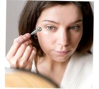 FONDOTIN de Massage pour Crème Yeux Zinc Double Embout Outil de Soin Visage et Roll pour Absorption et Massage Contour des Yeux