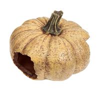 FONDOTIN Décor Reptile Résistant Résine Cachette Citrouille Réaliste pour Terrariums Reptiles Grotte Multifonction pour Gecko et Lézards Accessoire Décoratif Confortable