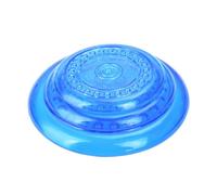 FONDOTIN Disque Volant pour Chien Moyen Bleu Souple et Lavable Stimule Instinct et Réduit Stress pour Entraînement et Jeu Quotidien du Chiot