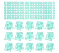 FONDOTIN Disques Adhésifs de Masquage Vert 15 Mm, Ruban de Peintre Résistant la Chaleur, Lot de 1000 Pièces pour Peinture Automobile et Travaux de Masquage Précis