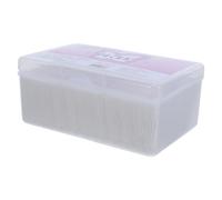 FONDOTIN Disques Démaquillants en Coton Doux 240 Pcs 10X12 CM Double Usage Sec et Humide Boîte Portable pour Visage Lingettes Nettoyantes Efficaces pour Soin et Démaquillage Quotidien
