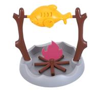 FONDOTIN Distributeur de Friandises pour Chat Interactif à Rotation Lente, Puzzle de Poisson Rôti, Stimulation Mentale et Physique, Éducatif pour Chats D’intérieur