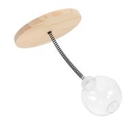 FONDOTIN Distributeur De Friandises pour Chats Interactif avec Jouet à Ressort Balle à Friandises pour Mentale Et Divertissement Autonome pour Chats Intérieur