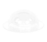 FONDOTIN Dôme en Acrylique Transparent Demi-sphérique pour Cage de Transport Petit Animal, Fenêtre de Clôture Ventilée pour Chat et Chien, Accessoire de Remplacement pour Transport