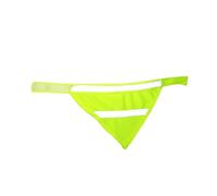 FONDOTIN Écharpe Réfléchissante pour Chien Polyester Foulard de Sécurité Lavable Accessoire Extérieur Lumineux pour Animaux Collerette et Visible Jaune Fluorescent