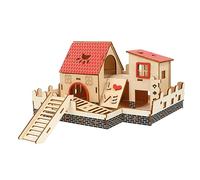 FONDOTIN Échelle Élégante en Bois pour Petits Animaux Jouet pour Empêcher Un Espace De Vie Confortable