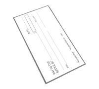 FONDOTIN Effaçable à Sec et Étanche Carton Faux Grand Surdimensionné pour Présentations Farces Décoration Fêtes et