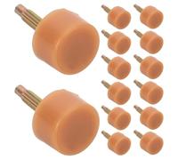 FONDOTIN Embouts Antidérapants Ronds pour Talons Hauts, Kit de Réparation 20 Paires 10 Mm, Protection Remplaçable Beige pour Talon Fin, Accessoires pour Réparation Chaussures,