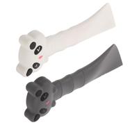 FONDOTIN Ensemble 2 Pièces Cuillères en Fer-Blanc pour Chat et Chien Cuillère à Nourriture en Conserve et Croquettes Ouvre-boîte Intégré Ustensiles Pratiques pour Nourrir Animaux