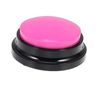 FONDOTIN Ensemble De Boutons Parlants pour Chiens Résistants à L’Usure, Jouet Sonore Abs Rose Fuchsia, Bouton D’Enregistrement Éducatif pour Dressage, Communication Chiots Et Chiens Adultes