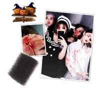 FONDOTIN Éponge Maquillage Halloween Effet Spécial Plaie Sang Cicatrice Corps Petite Pore Fin pour Fête Carnaval