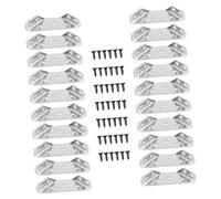 FONDOTIN Équerres Angle Acier Inoxydable avec Vis Supports Multifonctions pour Meubles Renforts Stables pour Étagères Armoires et Tables Fixation Facile