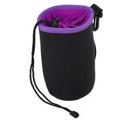 FONDOTIN Étui Objectif Étanche Néoprène Pochette et Résistante Aux Chocs pour Transport Sécurisé avec Boucle Ceinture et Clip Rotatif Protection Compacte pour Appareil Photo Reflex DSLR