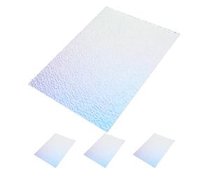FONDOTIN Feuille Acrylique Holographique 4 Pcs pour Présentation Nail Art, Accessoire Photo Ongles, Panneau Affichage Échantillons Vernis, Fond pour Photographie Manucure,