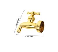 FONDOTIN Fontaine Robinet Invisible Flottante Décorative pour Jardin et Cour Ornements Résistants Aux Intempéries Kit Complet avec Pompe LED pour Décoration Extérieure