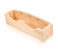 FONDOTIN Gamelle À Foin en Bois Rainuré De Capacité pour Cochon d'Inde Et Chinchilla