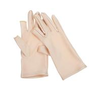 FONDOTIN Gants Mi Doigts pour Manucure et Protection Solaire Confortables et Élastiques Accessoire Multi Usage pour Cyclisme Conduite et Activités Extérieures