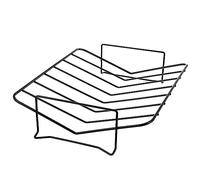 FONDOTIN Grille de Barbecue Pratique Rectangulaire en Acier au Carbone pour Viande Support de Barbecue Extérieur Étagère Antiadhésive pour Poulet Agneau et Steak Accessoire Cuisine Solide