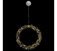 FONDOTIN Guirlande Lumineuse LED de Noël 1 Pièce Boules Transparentes Lampe de Noël Décorative à Piles Décoration Lumineuse Créative pour Vitrine Maison et Fête Ornement Lumineux