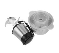 FONDOTIN Hachoir Électrique Multifonction Bol Acier Inoxydable pour Viande Légumes Ail Hachoir Cuisine Électrique Sécurisé Conforme Normes Européennes