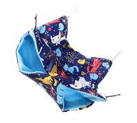 FONDOTIN Hamac Suspendu pour Petit Animal Lit Confortable et Chaud pour Hamster et Cochons d'Inde Fournitures pour Animaux Lit Lavable et pour Chinchilla et