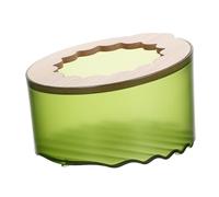FONDOTIN Hamster Bath House Durable with Smooth Edges Hamster Hideout and Toilet for Small Pets Transparent