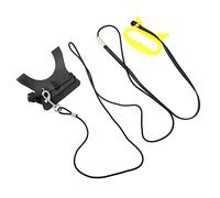 FONDOTIN Harnais de Vol Réglable pour Perroquets Gilet Laisse de Traction pour Oiseaux Accessoire d'Extérieur pour Petits et Moyens Perroquets Ajustable et Confortable