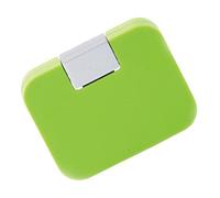 FONDOTIN Hub USB Multiport à 4 Ports pour Ordinateur Portable, Accessoire Informatique Compact, Abs Résistant, Haute Vitesse de Transfert, Usage Bureautique, Compatible PC Portable, Couleur Aléatoire