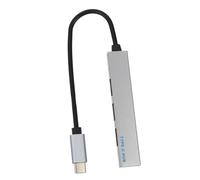 FONDOTIN Hub USB Ports Type-c Adaptateur Multiprise Compact avec Protection Surcharge Transfert Rapide pour Ordinateur Portable