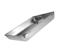 FONDOTIN Inoxydable pour Oiseaux Bac De Bain Multifonctionnel pour Pigeons Et Perroquets Facile à Nettoyer Édges Douces pour Usage Sûr