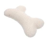FONDOTIN Jouet à Mâcher Couineur pour Chien Os en Peluche Lavable Jouet Interactif pour Chiots et Petits Chiens Aide à Éviter Les Dégâts Meubles