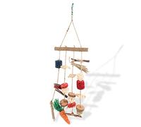 FONDOTIN Jouet à Mâcher pour Hamsters Accessoires pour Rongeurs De Jouets Suspendus pour Chinchillas Et Petits Animaux pour Divertissement
