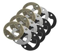 FONDOTIN Kit de 12 Inserts Ouvre-bouteilles DIY en Métal, pour Accessoires Ouvre-bière, Bricolage Créatif, Compatibles Création Décapsuleurs Personnalisés, Usage Maison et Bar