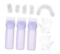 FONDOTIN Kit de Coloration Cheveux Complet avec Gants Coiffure Applicateur Flexible et Outils Durables pour Usage Maison et Salon Protection Mains Incluse pour Teinture Homogène et Pratique