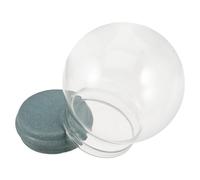 FONDOTIN Kit de Fabrication de Boule à Neige, Globe de Neige en Verre avec Bouchon, Pot Rempli d’Eau, Décoration Intérieure Noël