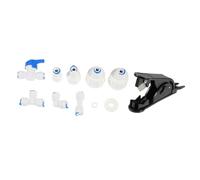 FONDOTIN Kit de Raccords pour Machine à Glaçons, Connecteurs Pom Solide, Accessoires de Conduite D'eau Universels pour Installation et Remplacement, 9 Pièces, Usage Électroménager