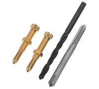 FONDOTIN Kit de Tarauds et Forets Haute Résistance pour Réparation de Filetage Outil Professionnel Portable Métal Compatible et Usage Industriel et Tout-terrain