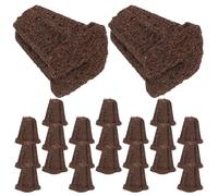 FONDOTIN Kit Hydroponique 30 Pièces Cubes de Bouturage en Tourbe pour Culture Hydroponique Semis et Jardin Intérieur Substrat sans Terreau Forte Rétention d'eau Adaptés au Jardinage en