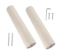 FONDOTIN Kitten Scratching Post Replacement Set with Screws Sisal Cat Tree Refill Pole for Indoor Furniture Protection and Stable Climbing