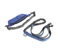 FONDOTIN Laisse pour Chien Élastique avec Ceinture Rembourrée Sécurité Réfléchissante pour Promenade Course et Entraînement Canicross
