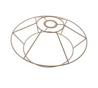FONDOTIN Lamp Shade Frame DIY Handcrafted Iron Lampshade Cage For Table And Ceiling Lights Sturdy Metal Bracket With Artistic Design For Home Decor