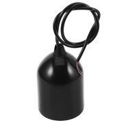 FONDOTIN Lampadaire Industriel Abat-jour Métallique Noir Robuste Protection Ampoule Vintage Abat-jour Tambour pour Lampe de Table Suspension DIY Polyvalente pour Bureau et Atelier