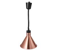 FONDOTIN Lampe Chauffante Télescopique pour Buffet Métal Suspension Rétractable pour Restauration Éclairage de Chauffage Alimentaire et Facile à Installer