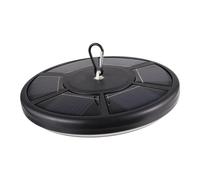FONDOTIN Lampe Solaire Extérieure LED pour Mât de Drapeau Éclairage LED pour Jardin et Camping Lampe Poteau Solaire Étanche pour Activités Extérieures